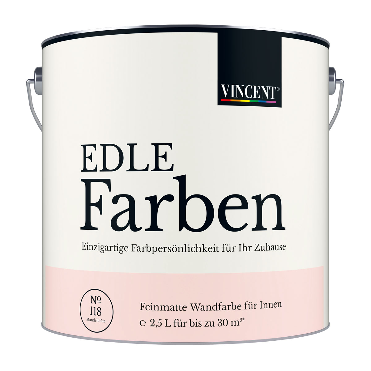 Vincent Wandfarbe Edle Farben Mandelblüte 2,5 L Vincent Wandfarbe Edle Farben Mandelblüte 2,5 L