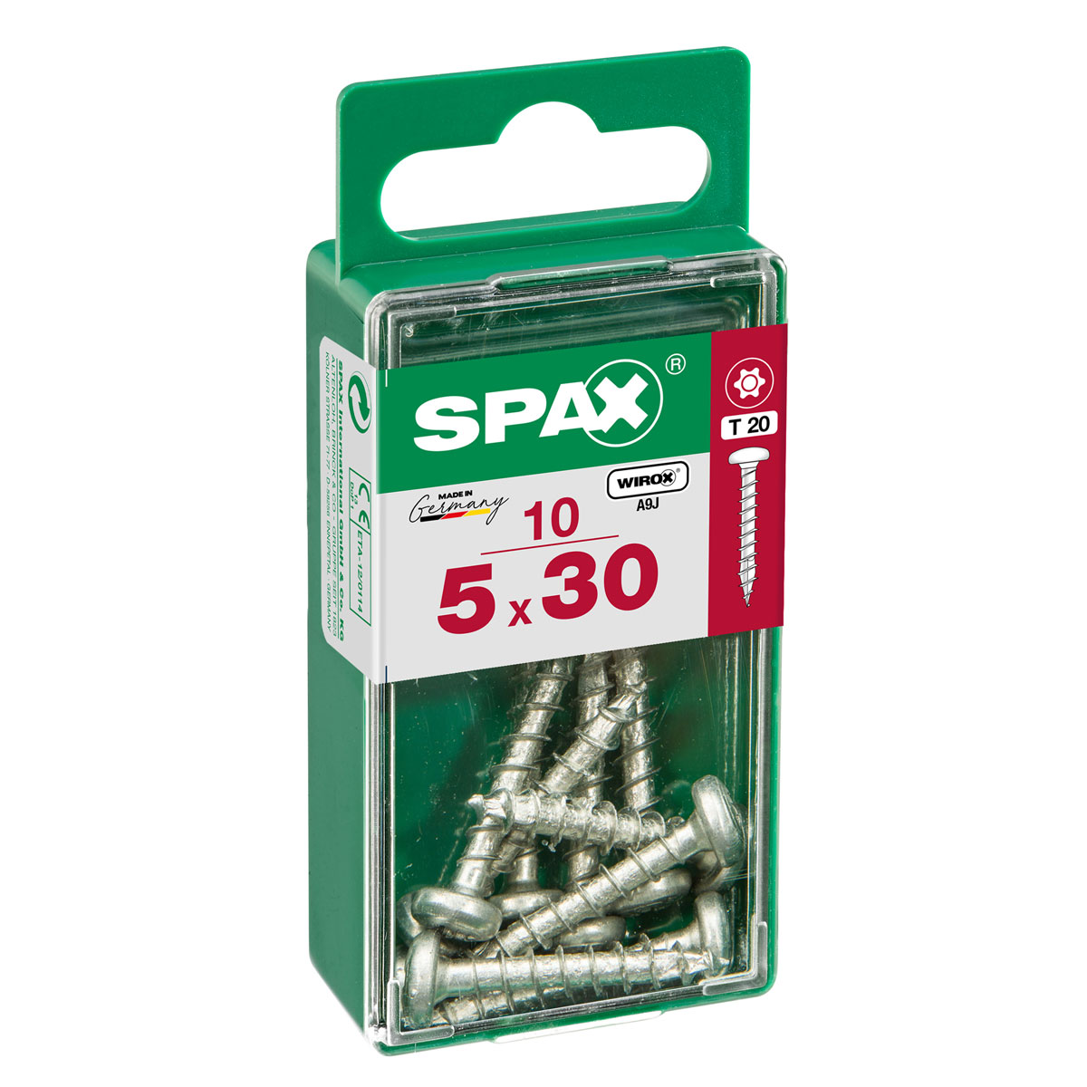Spax Universalschraube WIROX Rundkopf 5 x 30 mm Torx 10 Stück