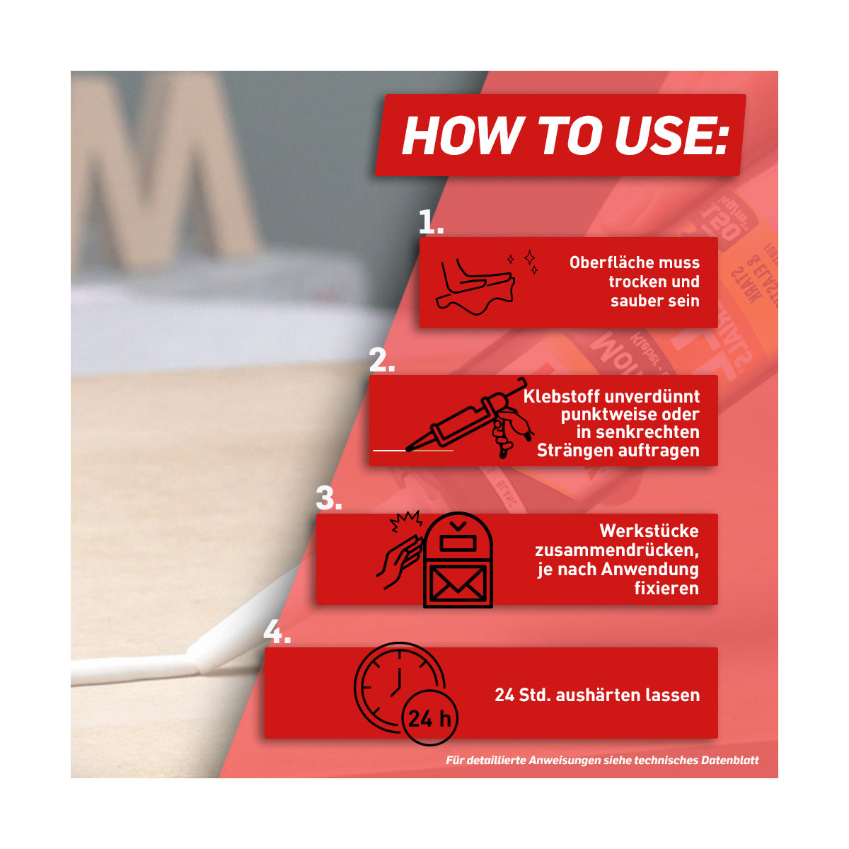 Pattex Montagekleber All Materials 450 g Bild 3