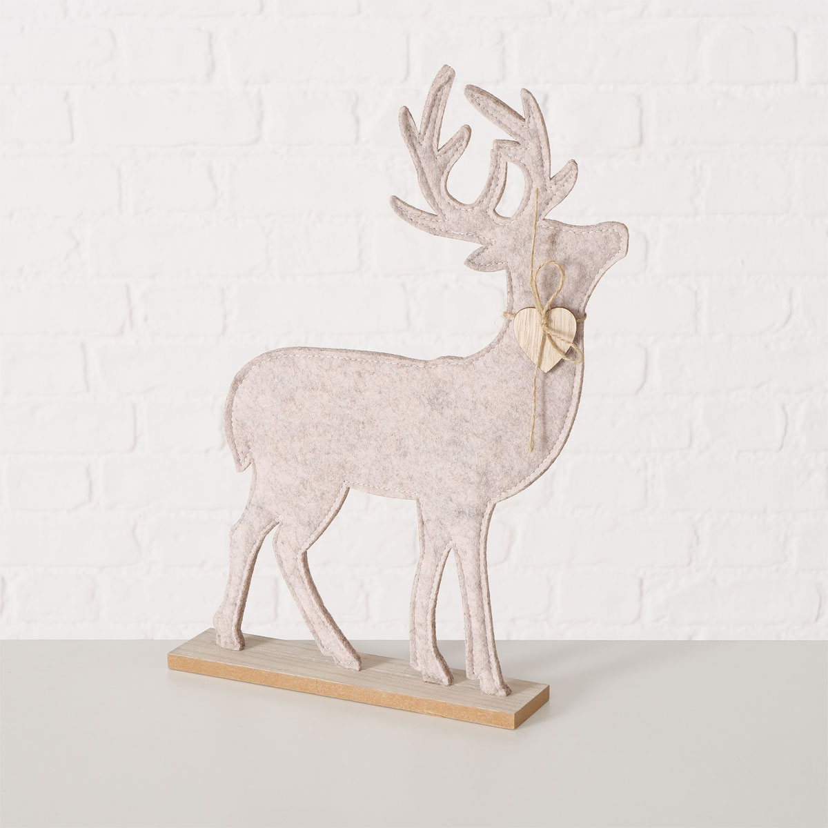 Figur Maxim Hirsch 25x5x35 beige Bild 3