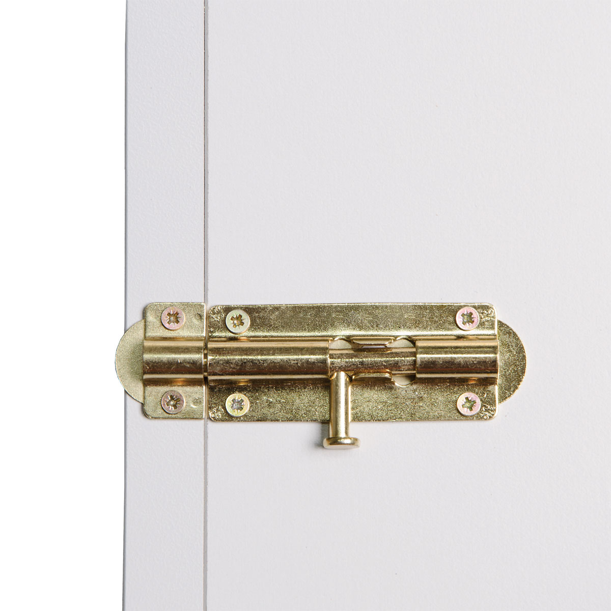 Suki Grendelriegel vermessingt 7,5 cm Bild 2