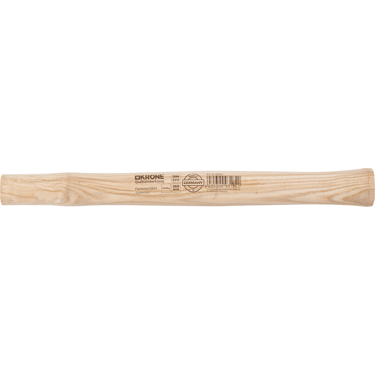 Krone  Hammerstiel 360 mm 1000g Esche Krone  Hammerstiel 360 mm 1000g Esche