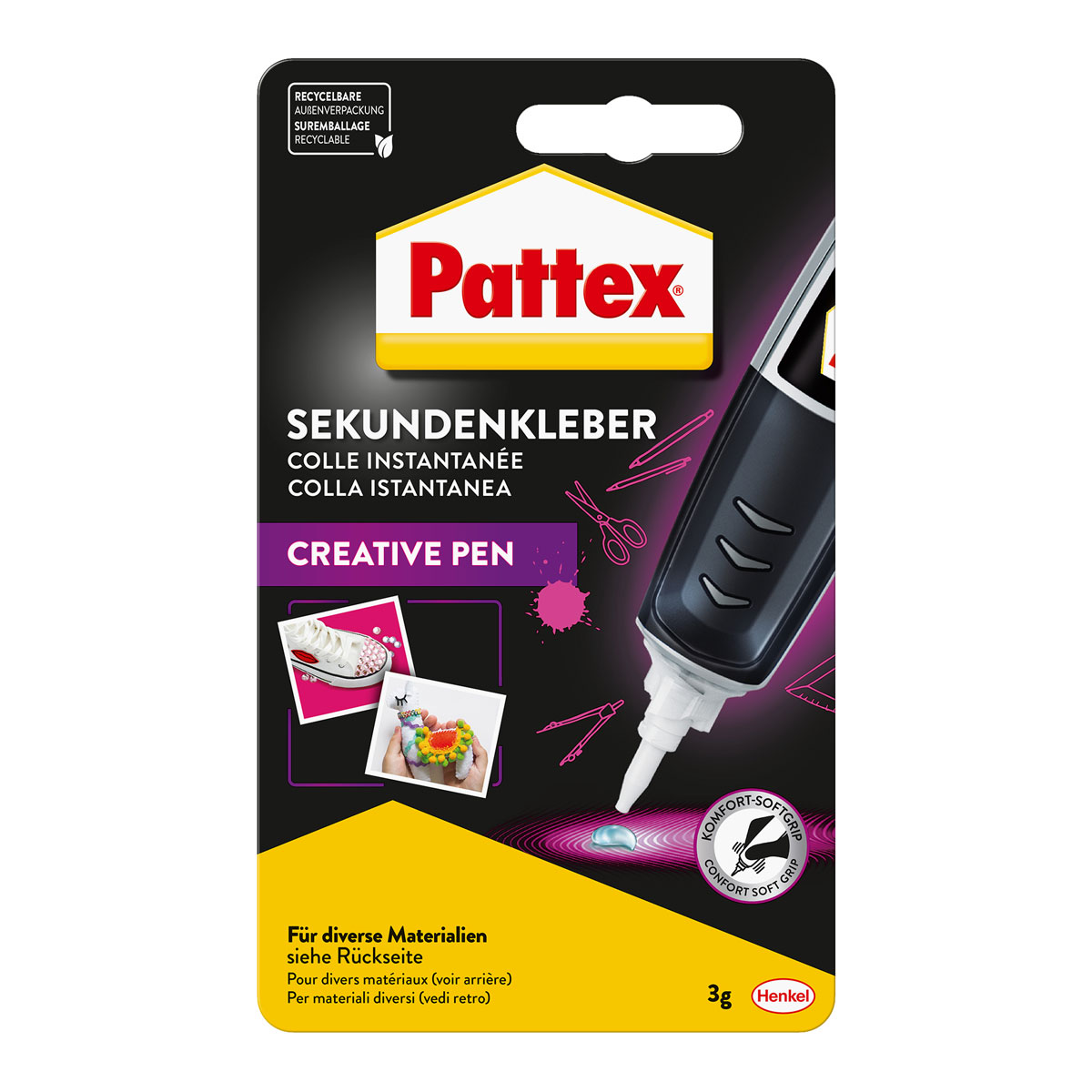 Pattex Sekundenkleber Creative Pen 3 g Bild 1