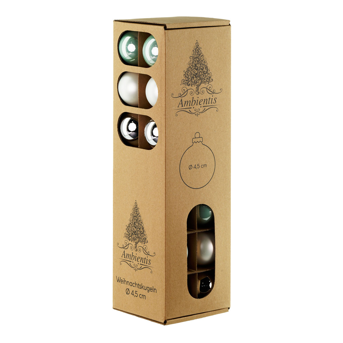 Ambientis Glaskugeln 4,5 cm salbei Mix Bild 3