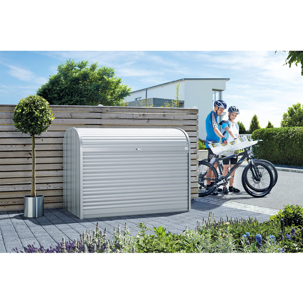 Rollladenbox StoreMax 117 x 109 x 73 cm silber-metallic Bild 4