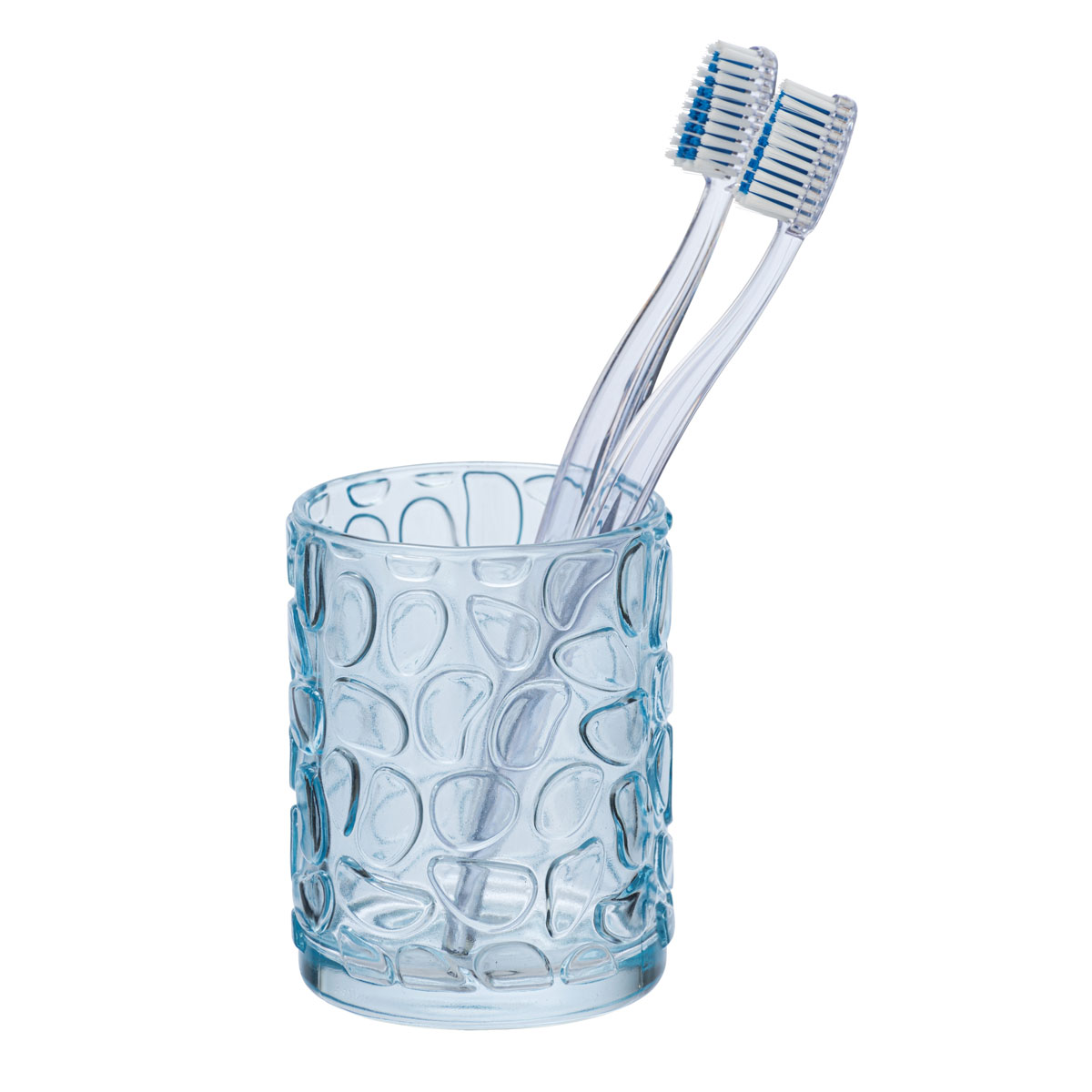 Wenko Zahnputzbecher Vetro blau Bild 3