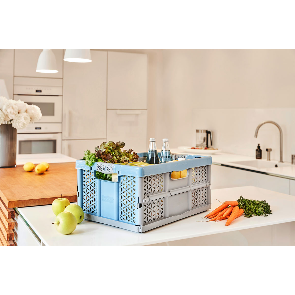 keeeper Klappbox Lea nordic blue 48,5 x 35 x 23,5 cm Bild 6