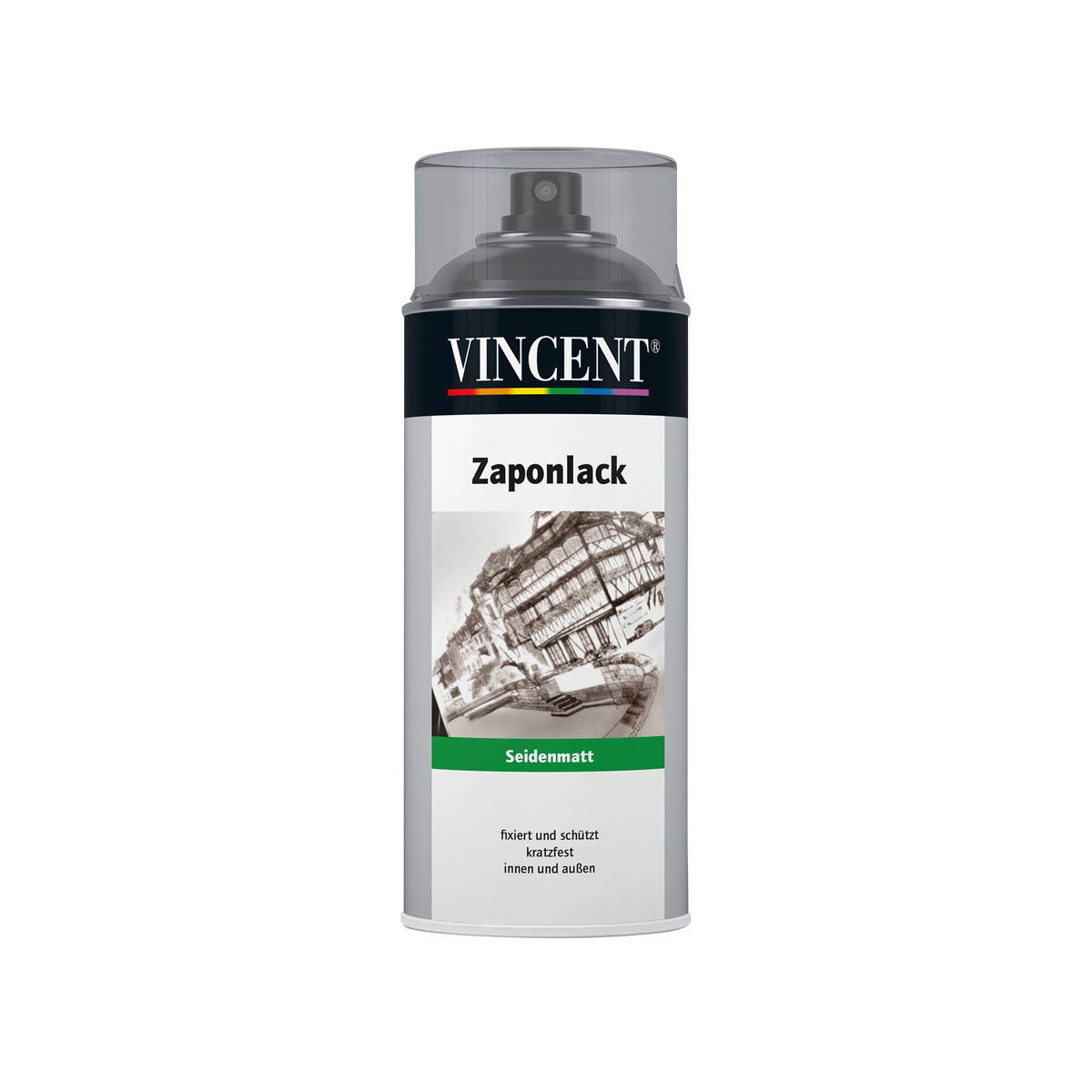 Vincent Zaponlack seidenmatt 400 ml