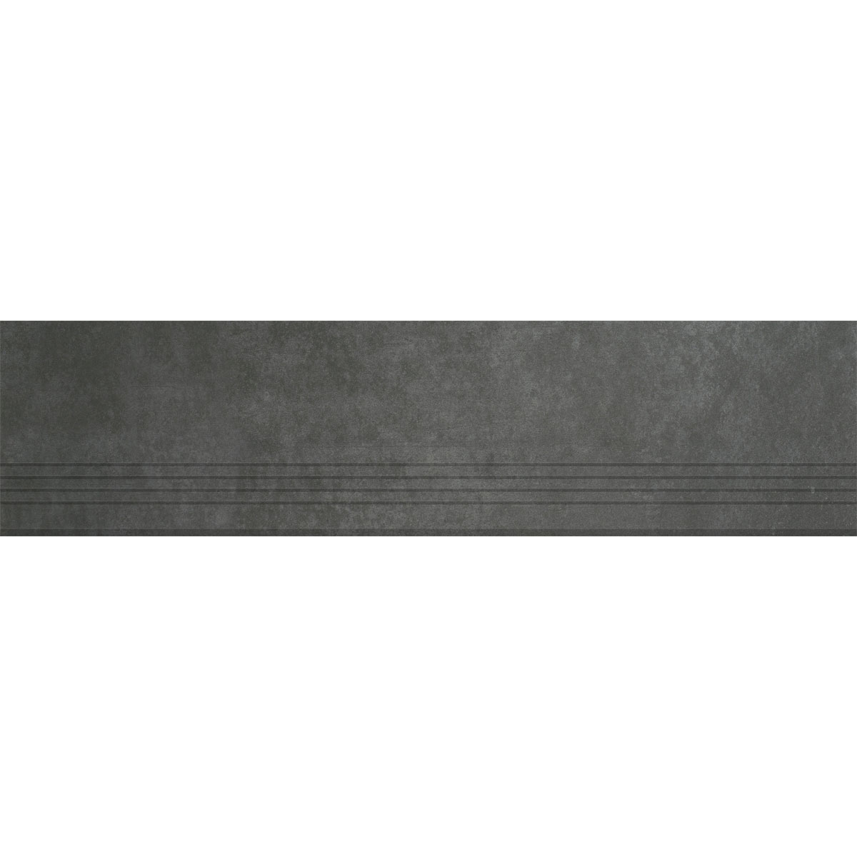 Trittstufe Vision Anthrazit glasiert matt 30 x 120 x 1 cm