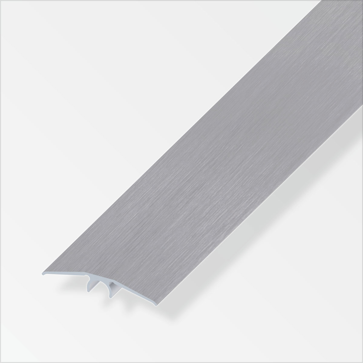 Alfer Übergangsprofil Clipstech 46 mm 1m grau Bild 1