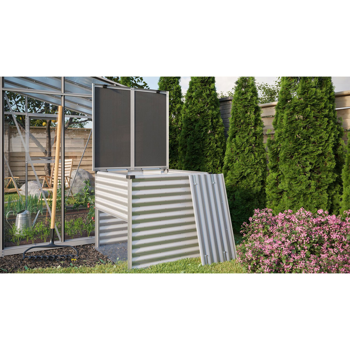 Vitavia Komposter Tomma schwarz Bild 3