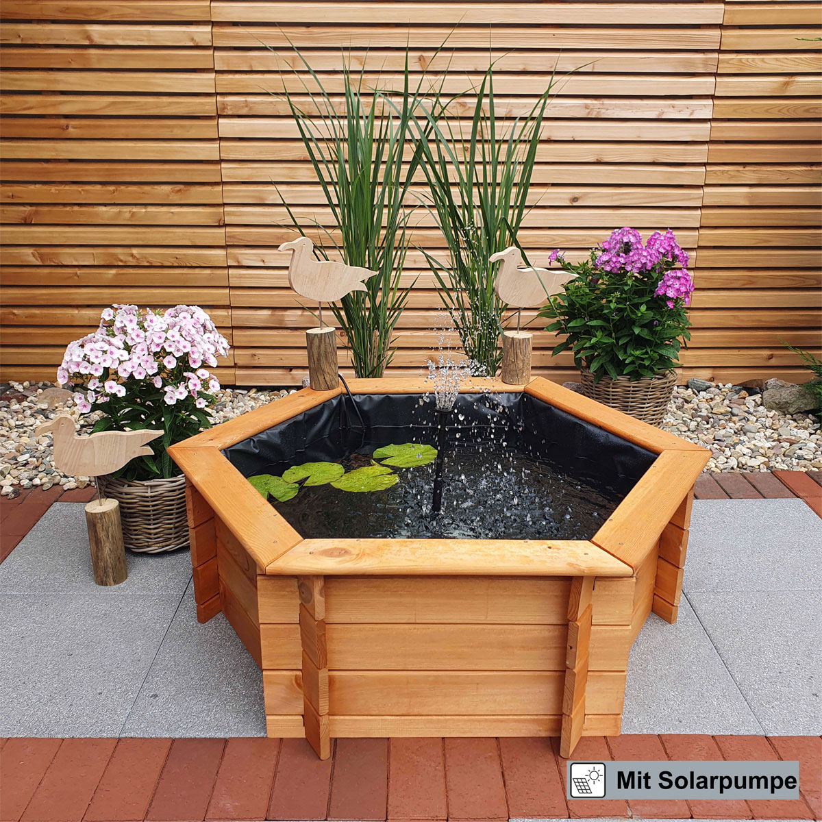 Promadino Sechseck-Hochteich 100 cm Bild 2