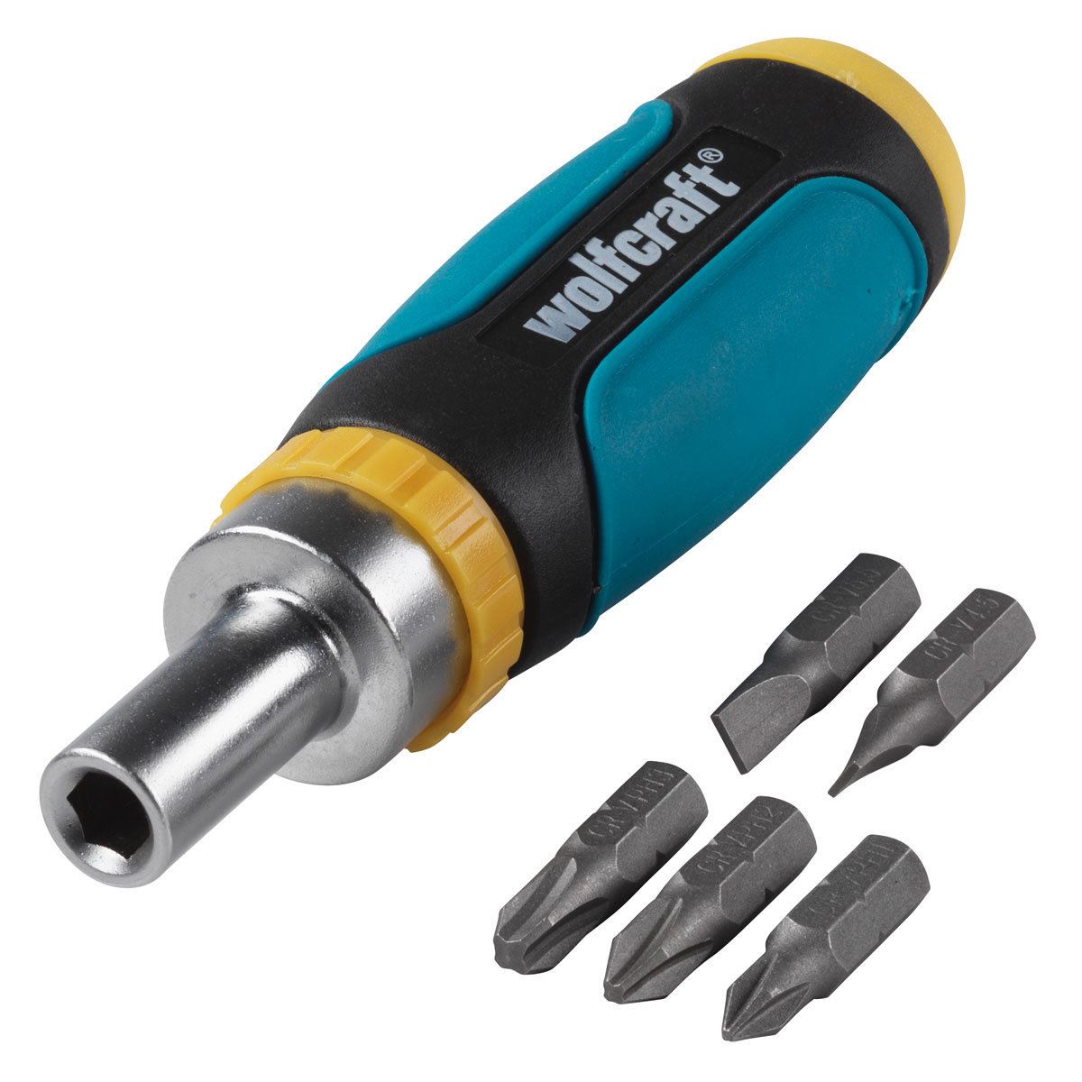 Wolfcraft  Mini-Handschraubendreher mit Ratschenfunktion