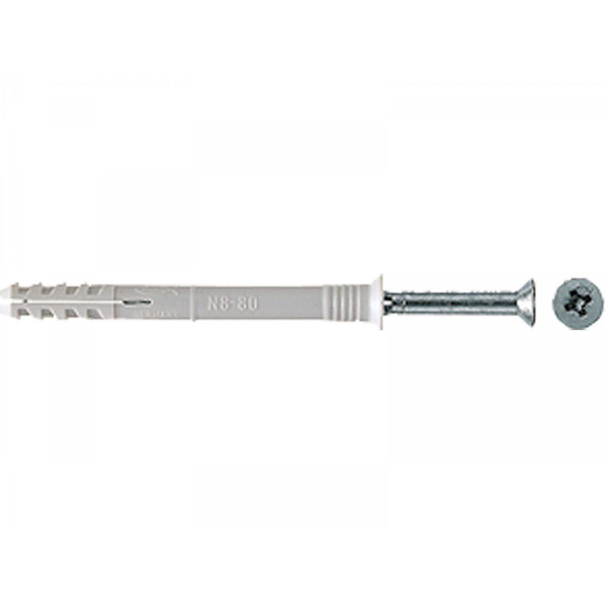 Fischer  Nageldübel N6 x 80/50 mm Senkkopf 50 Stück