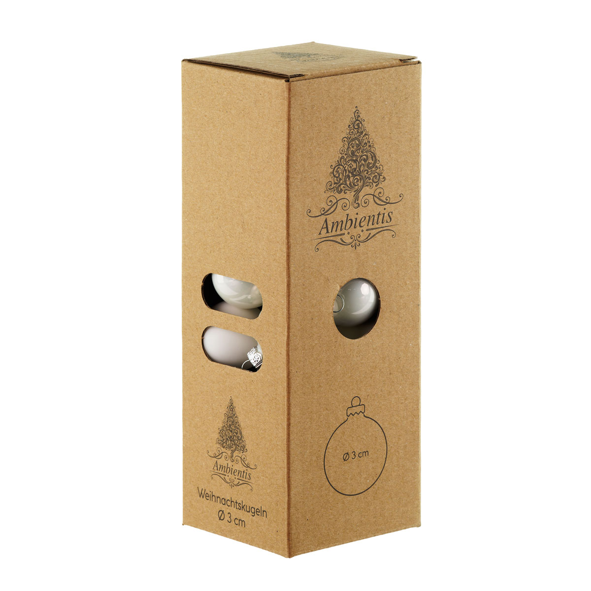 Ambientis Glaskugeln 3 cm weiss Mix Bild 2