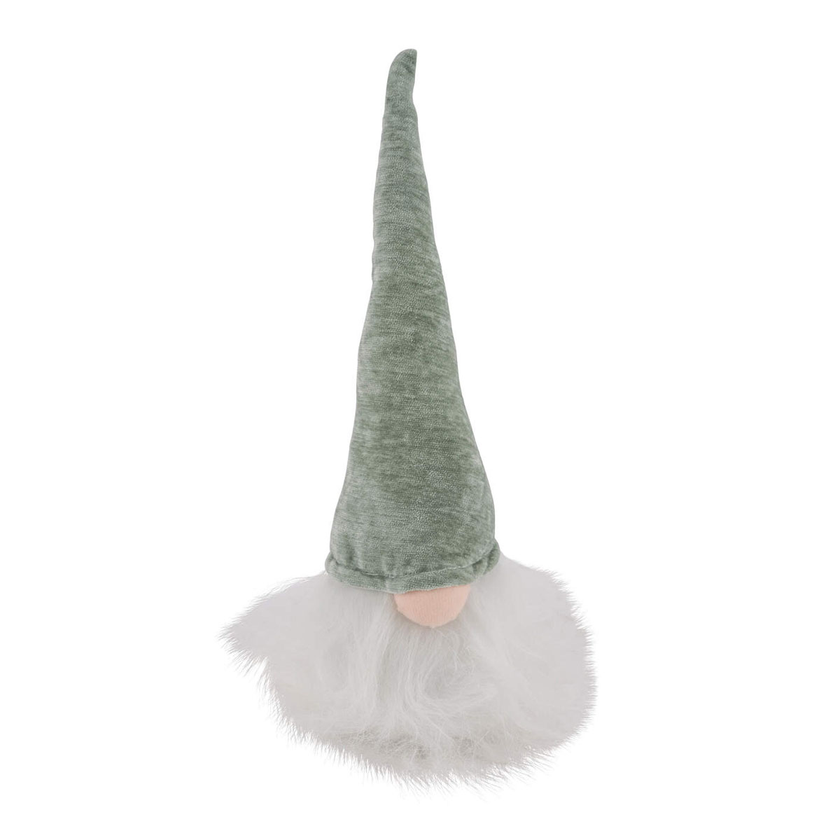 Stoffwichtel Kopf 32cm salbei weiß 9x9x32cm