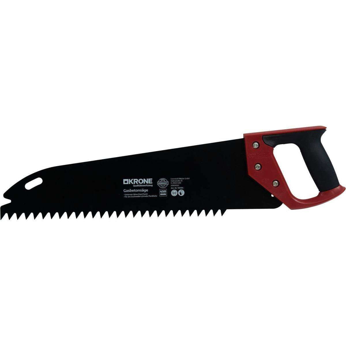 Krone Gasbetonsäge 450 mm Zähne geh 2K