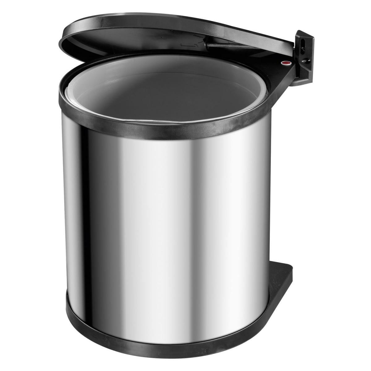 Hailo Mülleimer Compact Box M 15 L Edelstahl Bild 2