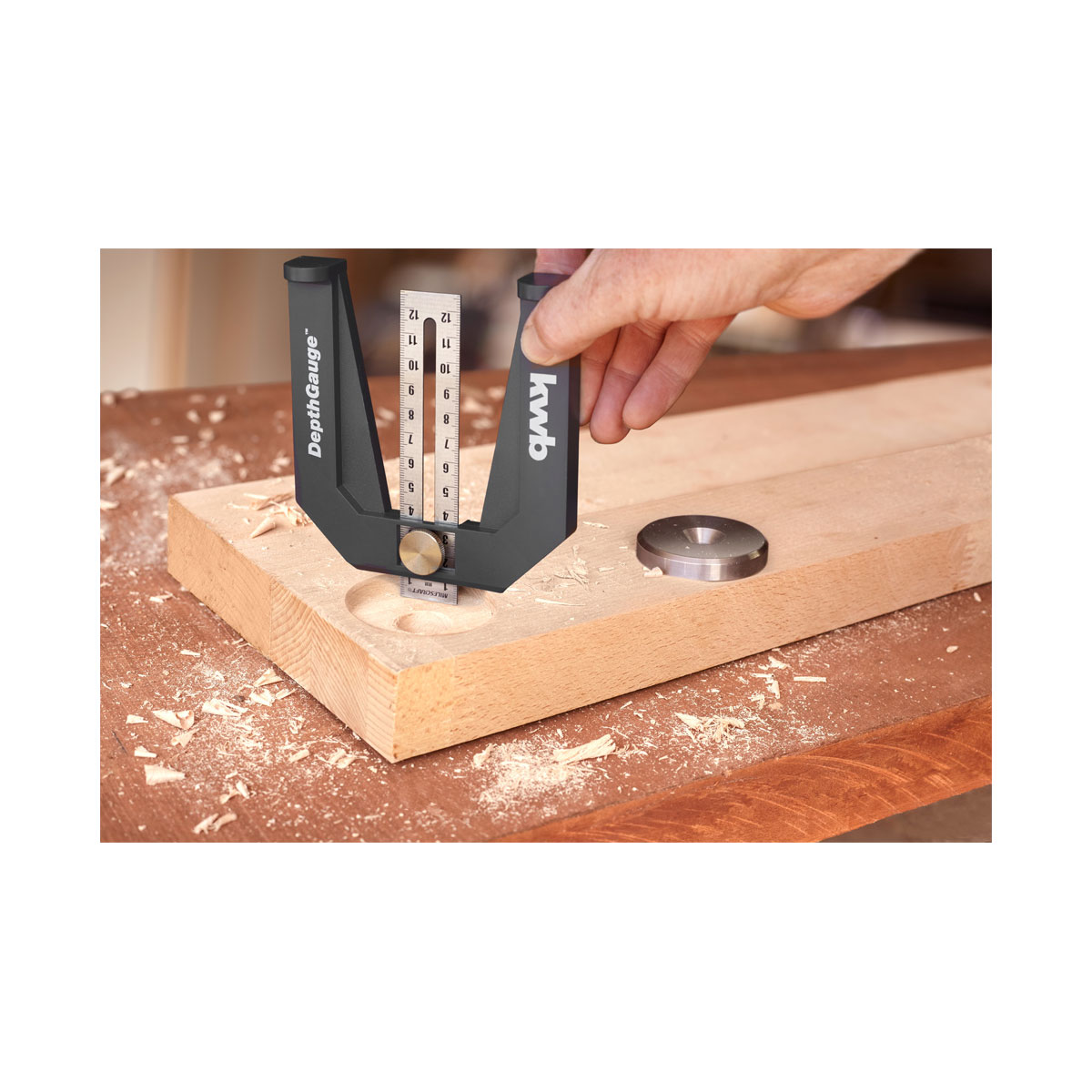 kwb  Einstelllehre für Oberfräsen und Tischkreissägen