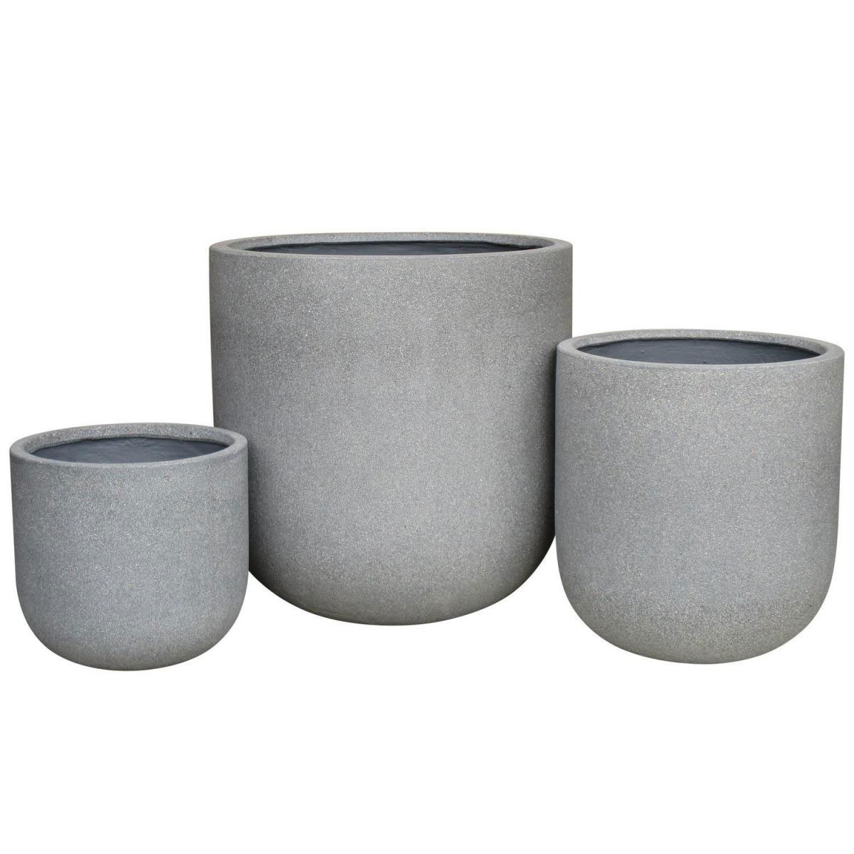 Haveson Fincostone Topf grau 55 x 55 x 57 cm Haveson Fincostone Topf grau 55 x 55 x 57 cm