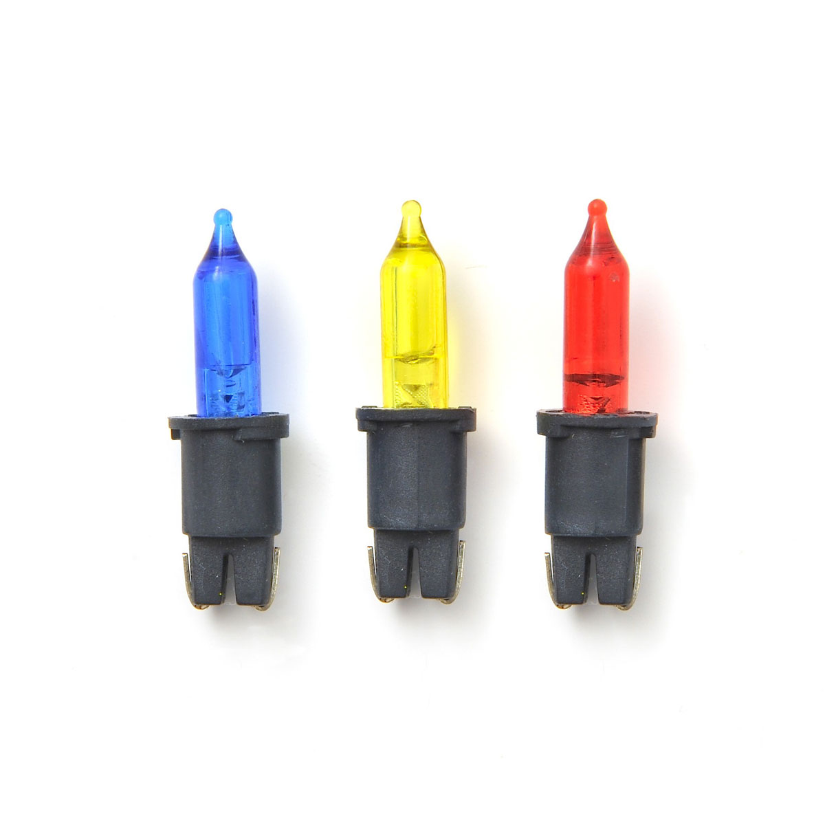 Konstsmide LED-Ersatzbirne Steckfassung grün 3 Stück rot/ gelb/ blau