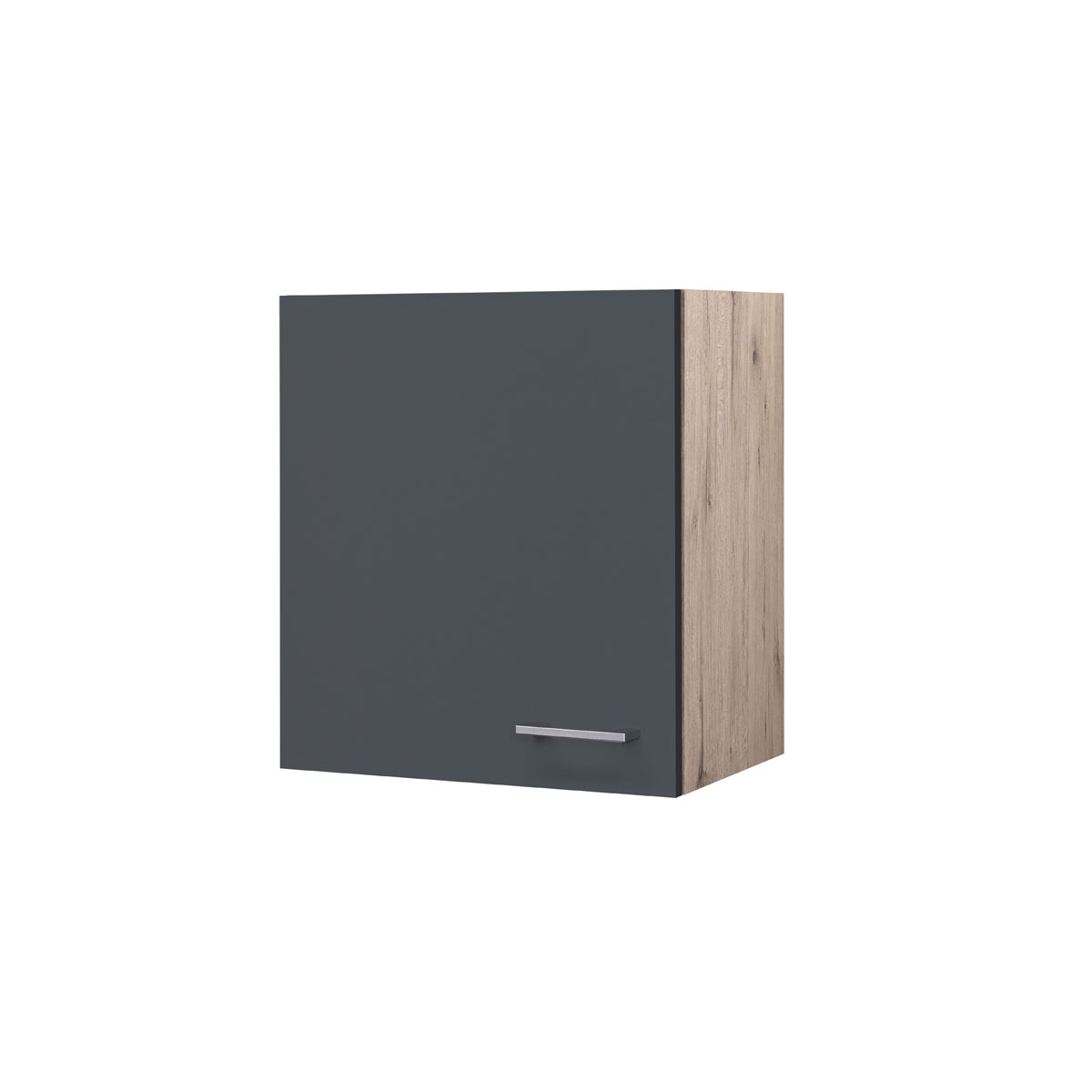 Flex-Well Küchenoberschrank „Tiago“, 50x54,8x32 cm, basaltgrau/San Remo Eiche