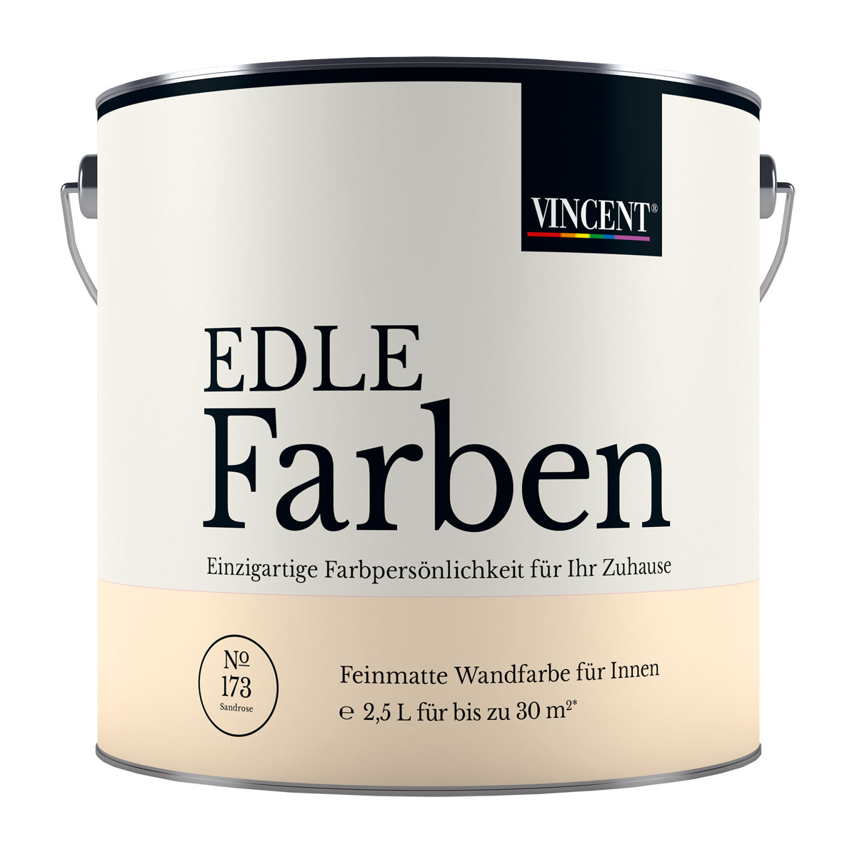 Vincent Wandfarbe Edle Farben Sandrose 2,5 L