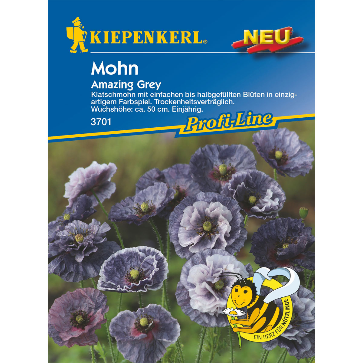 Kiepenkerl Mohn Amazing Grey Bild 1