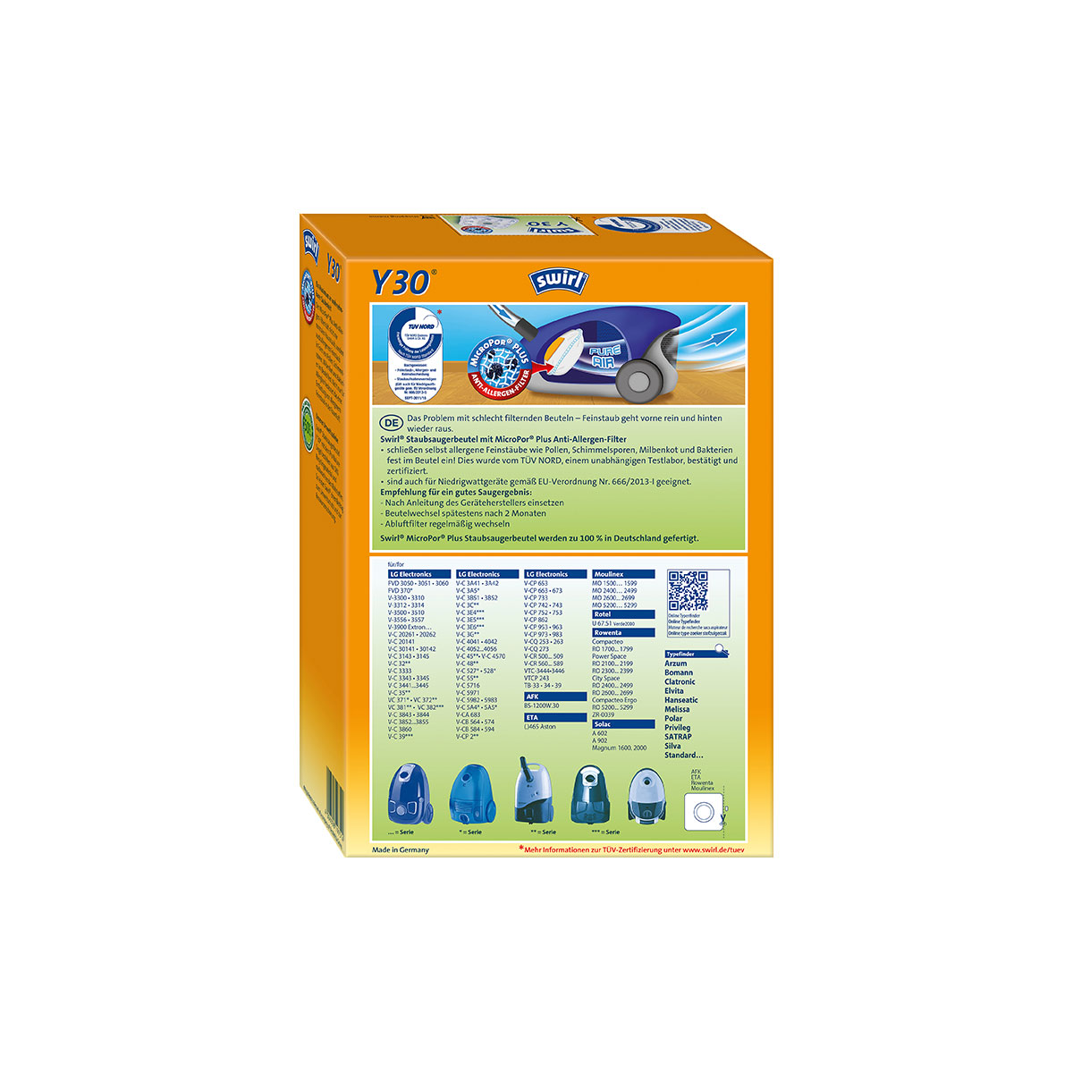 Staubsauger-Beutel Y 30 EcoPor Bild 2