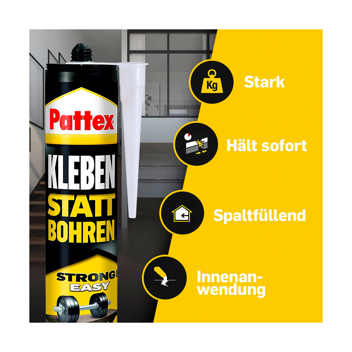 Pattex Montagekleber Kleben statt Bohren 400 g Bild 6