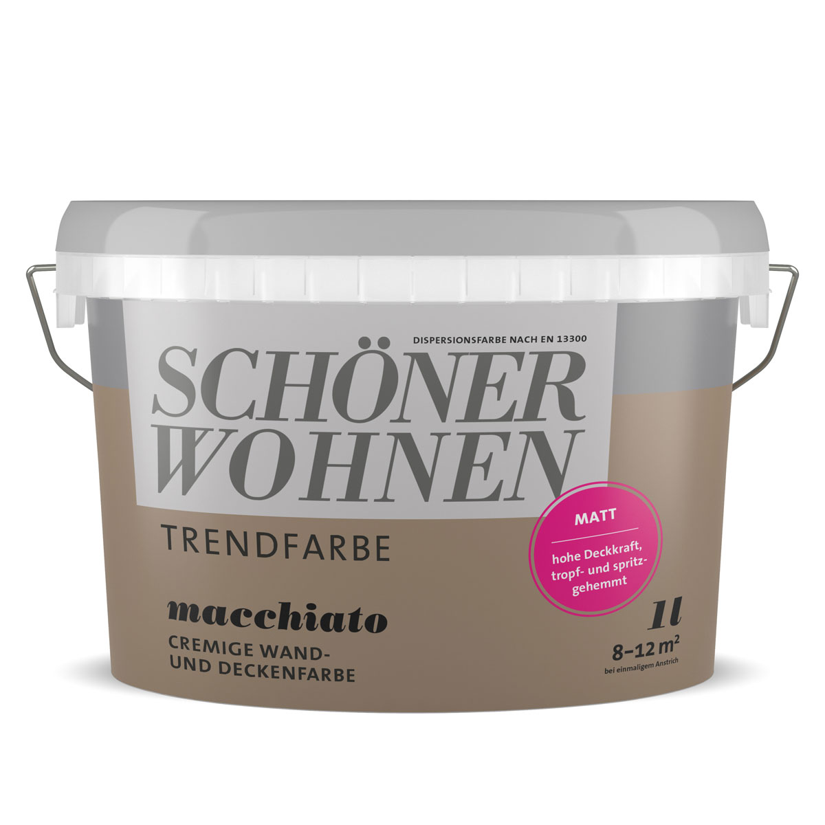 Schöner Wohnen Farbe Trendfarbe Macchiato Matt 1 L