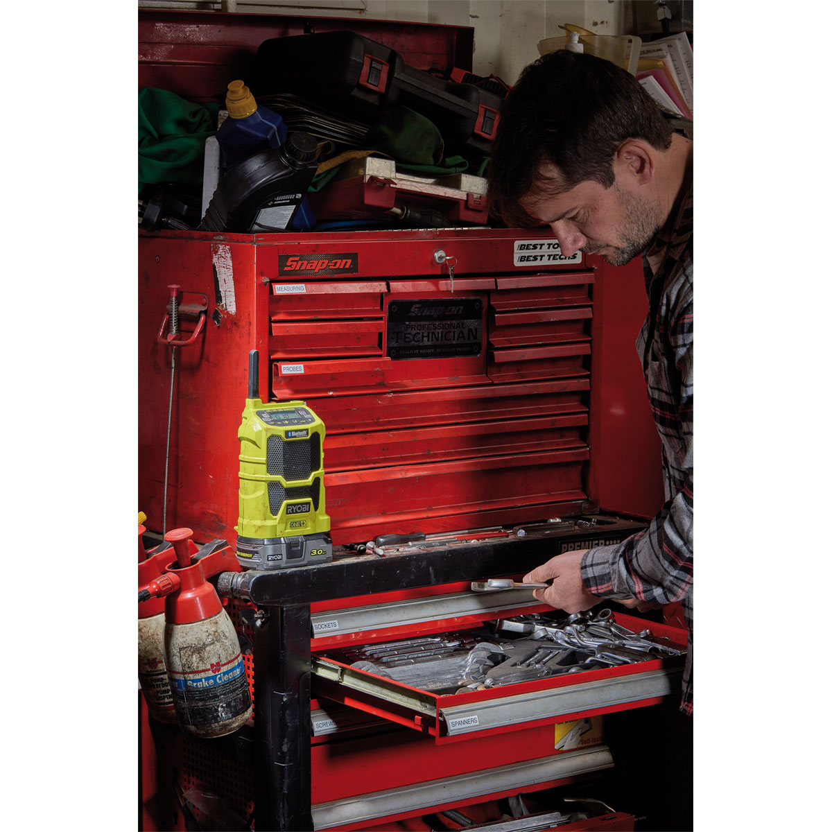 Ryobi  Akku-Radio R18R-0 ohne Akku und Ladegerät Bild 3