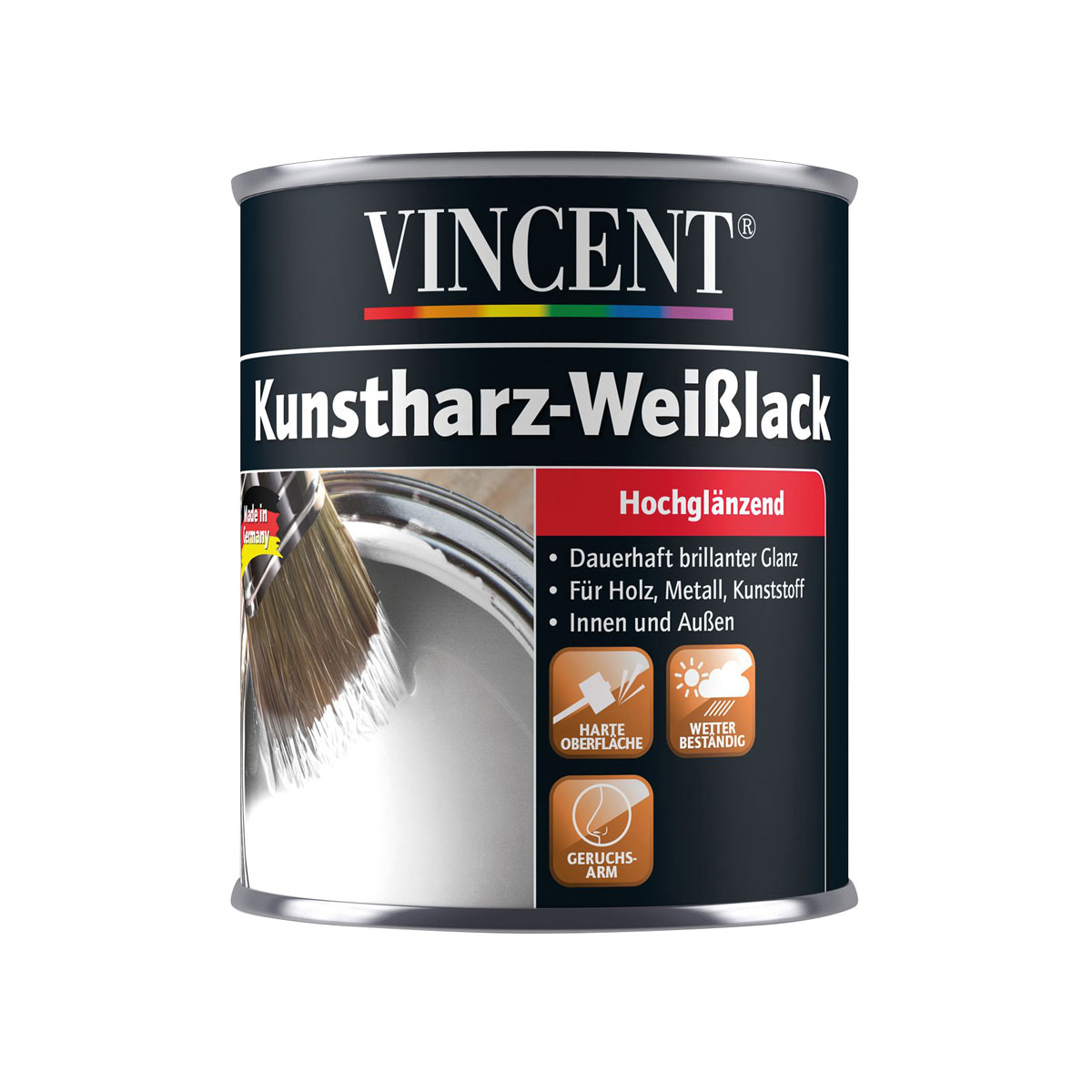 Vincent Weißlack hochglänzend 750 ml