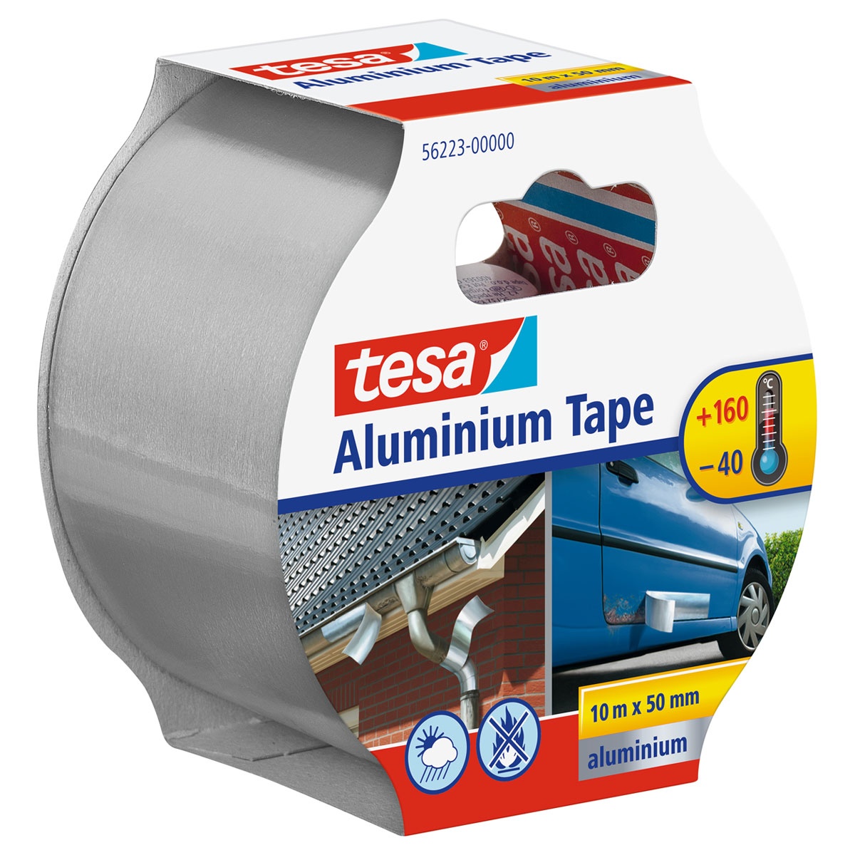 Tesa Aluminium tape 10m x 50 mm Bild 2