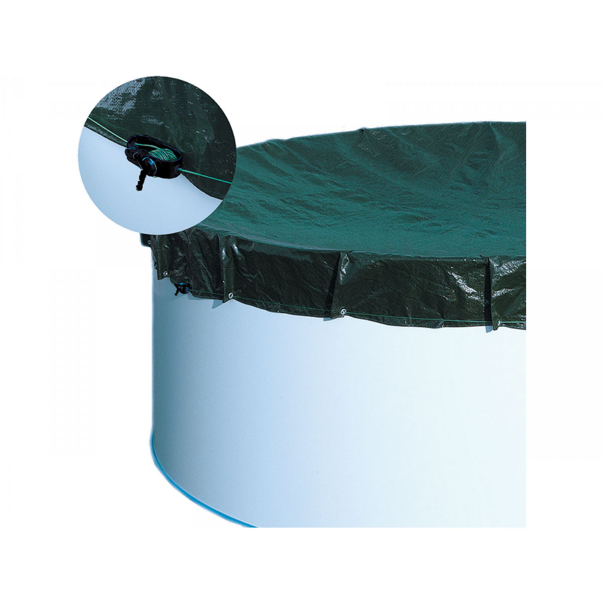 Abdeckplane für Oval-/Achtform-Pools bis 730 x 375 cm Abdeckplane für Oval-/Achtform-Pools bis 730 x 375 cm