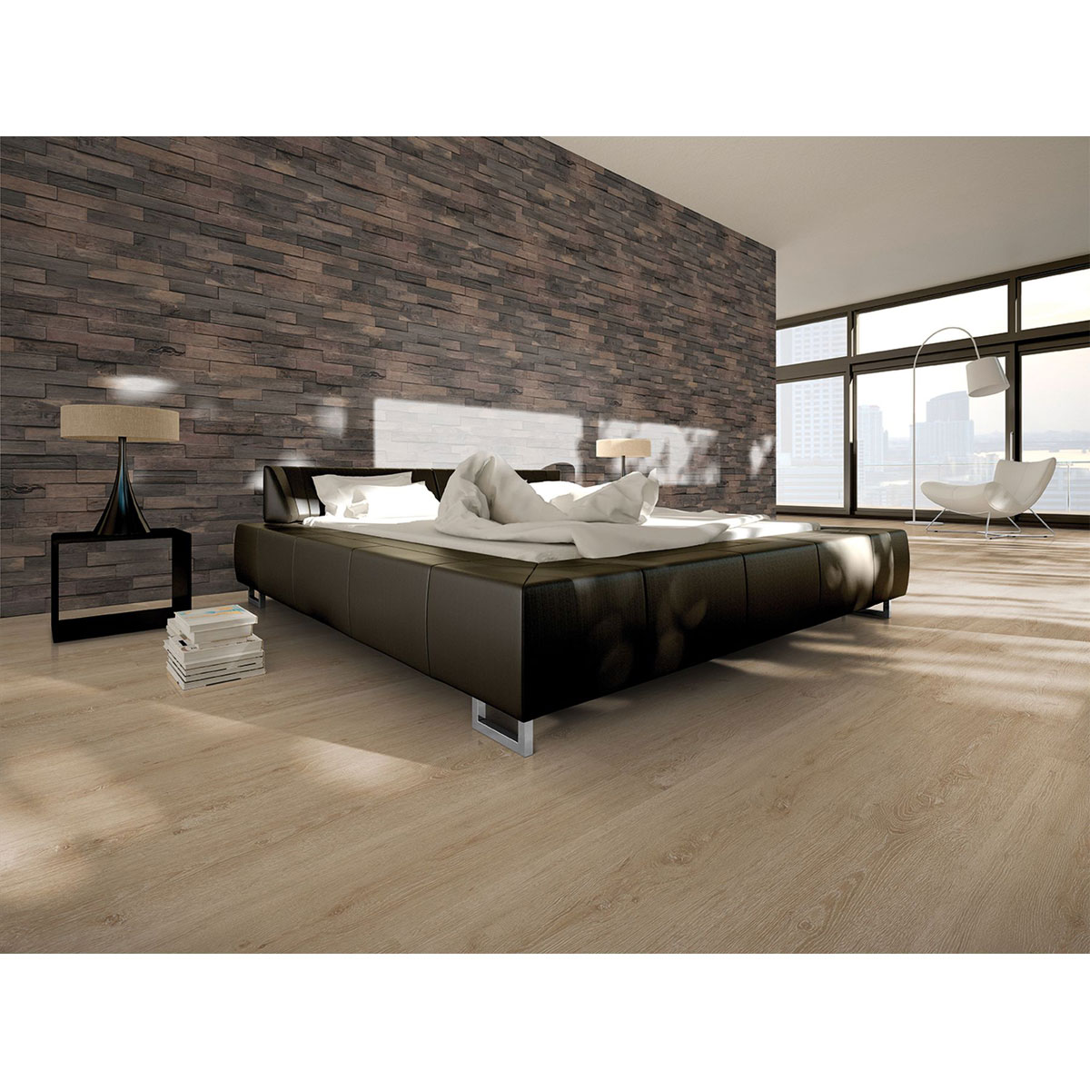 Indo Wandverkleidung Driftwood Hevea Bali Sea 9er-Set Bild 3