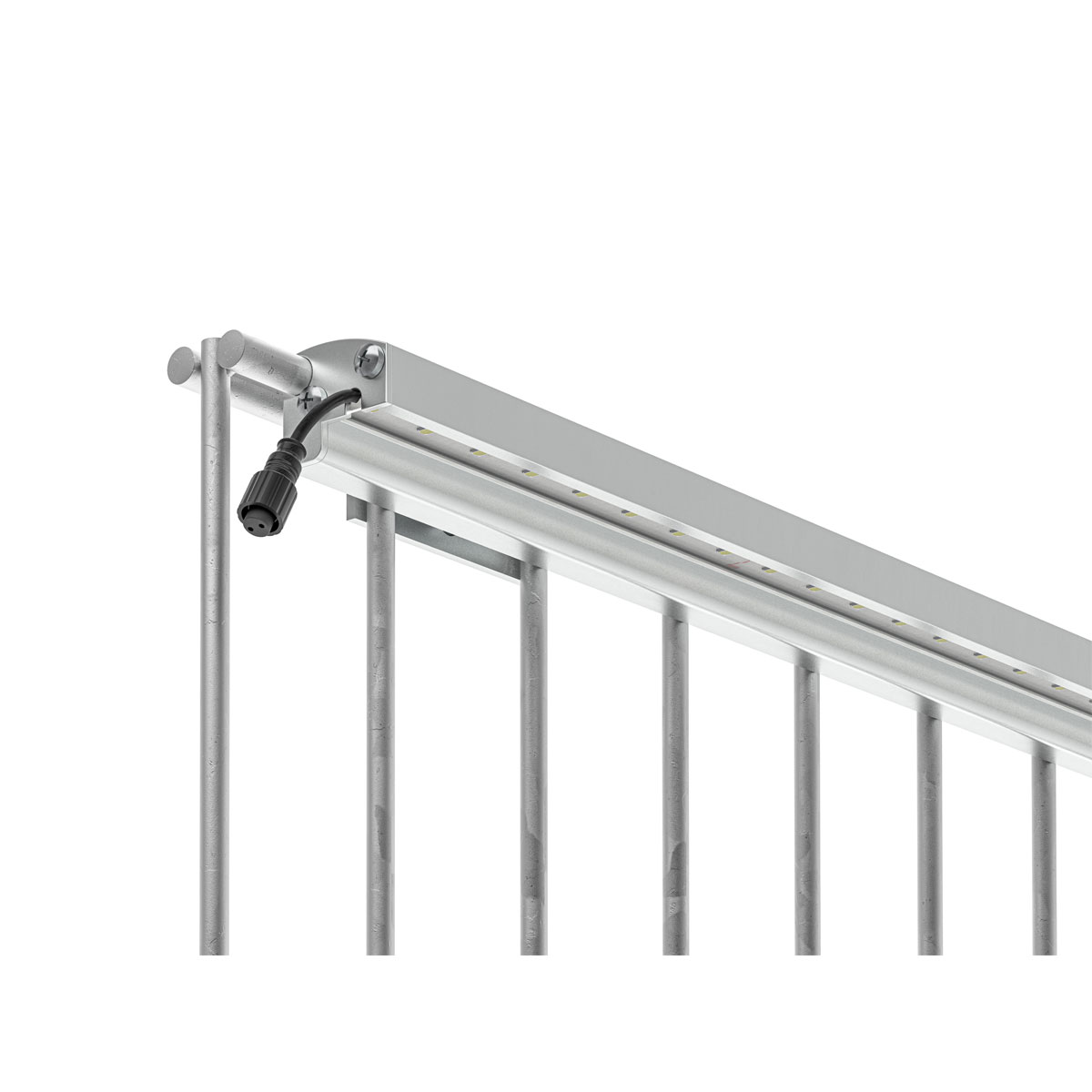 LyghtUp LED-Leuchtleiste für WPC- und Aluzäune 173,3 cm silber Bild 3