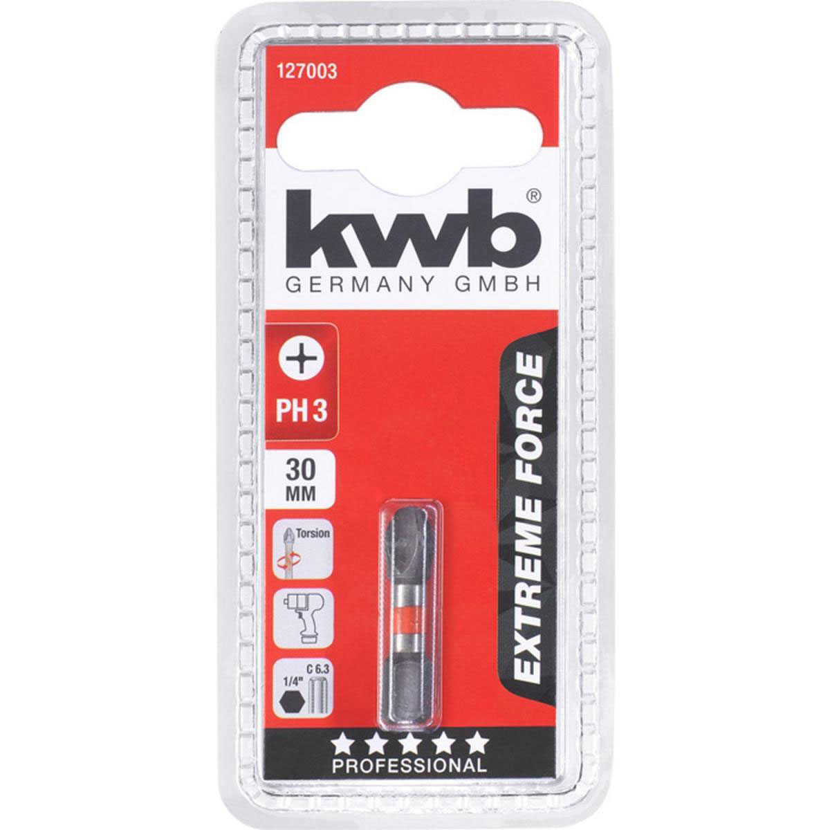 kwb  Bit Extreme Forces 30 mm PH 3 Bild 2