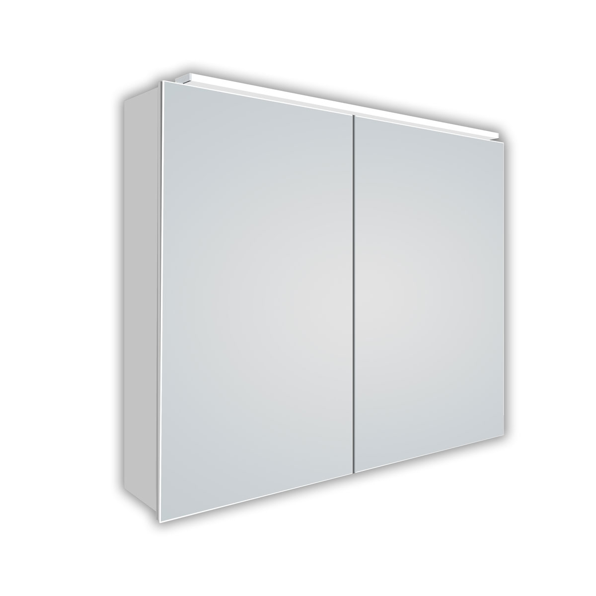 DSK  Design LED Spiegelschrank Aluminio Vegas 70 x 50 cm Bild 2