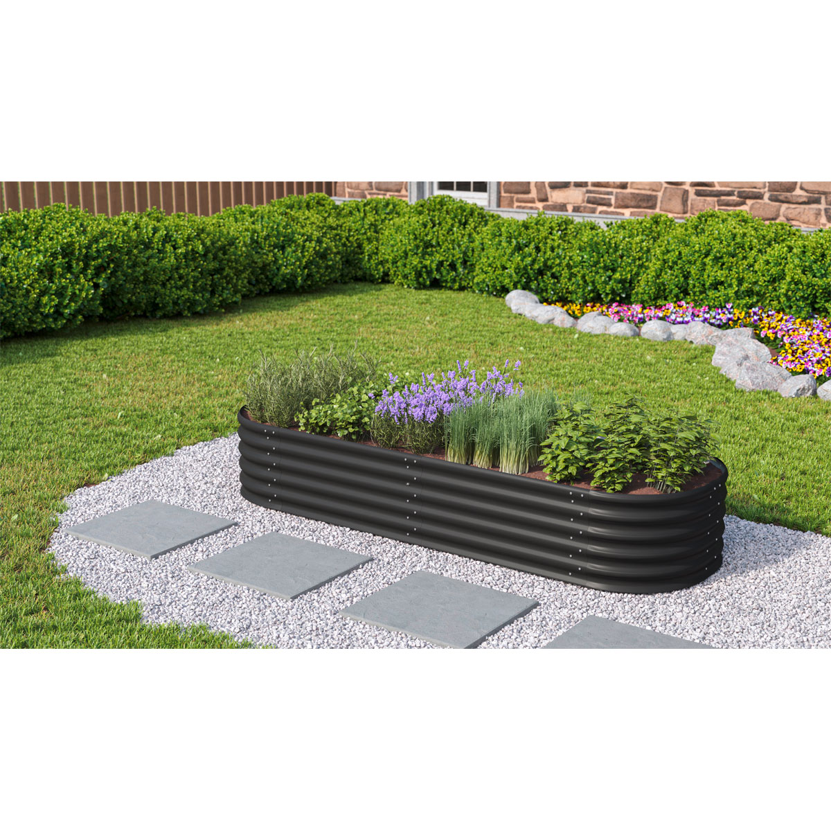 Vitavia  Hochbeeterweiterung „stretched“, schwarz