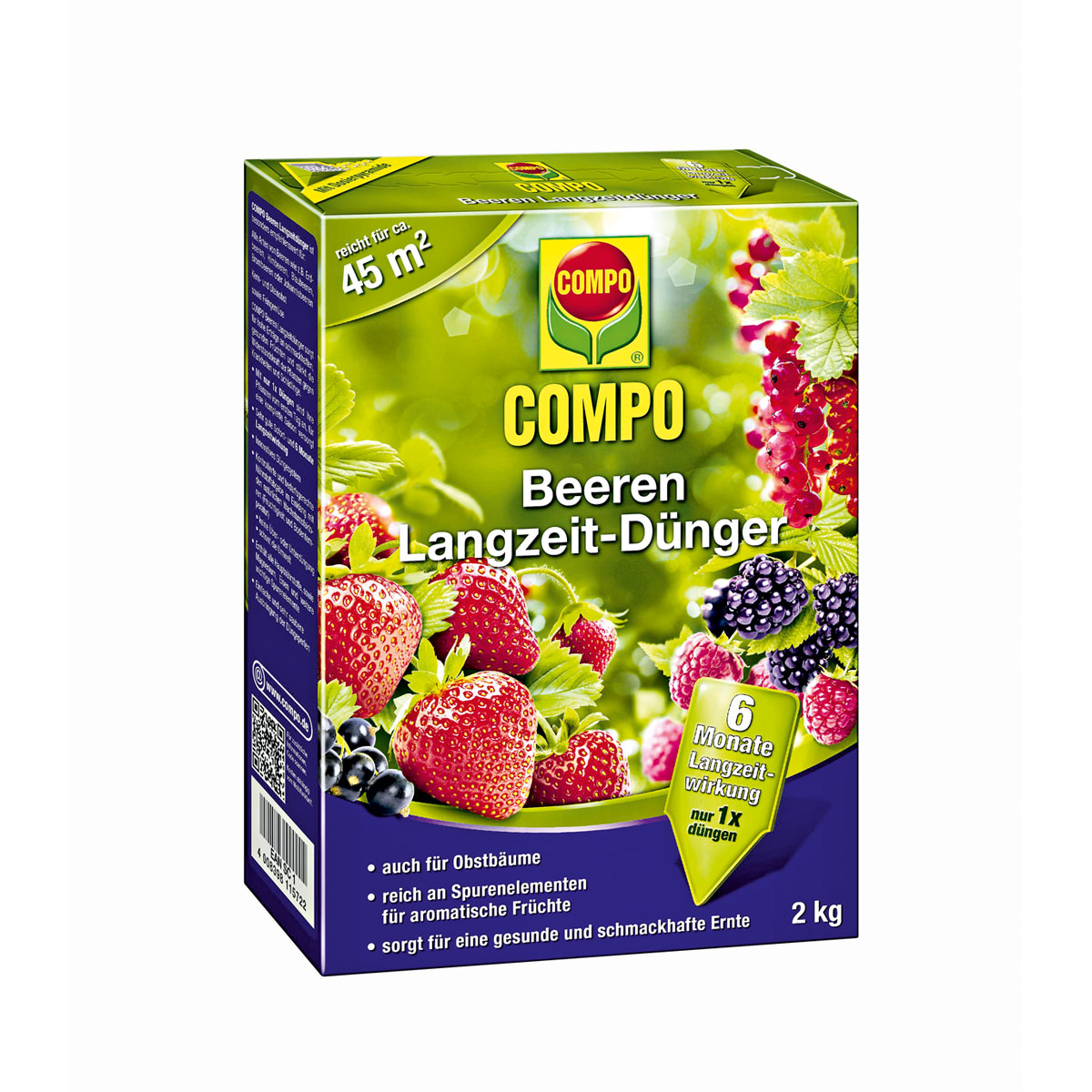 Compo Beeren und Obst LangzeitDünger 2 kg 307771