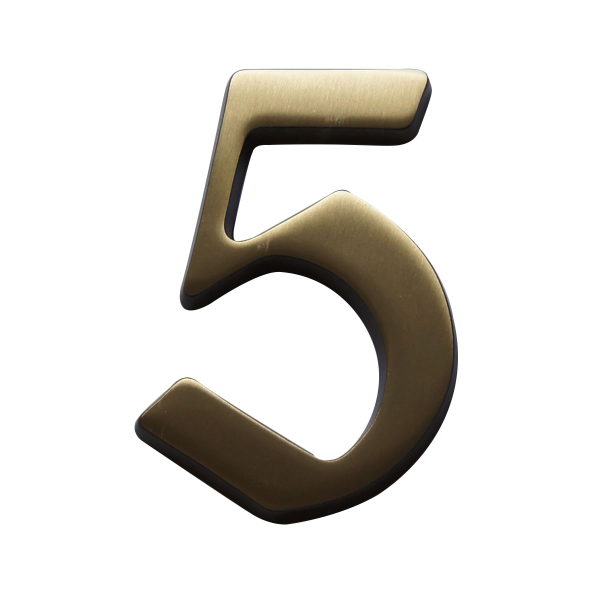 Alpertec Hausnummer 5 brüniert