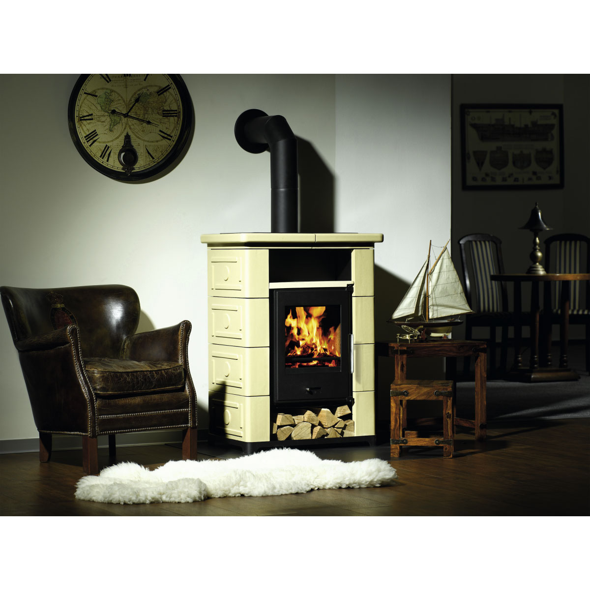 Keramikofen Montafon beige 6,5 KW