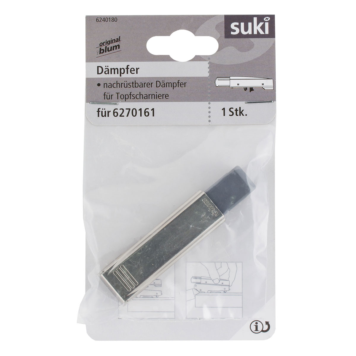 Suki Dämpfer für Topfscharnier vorliegend Bild 1