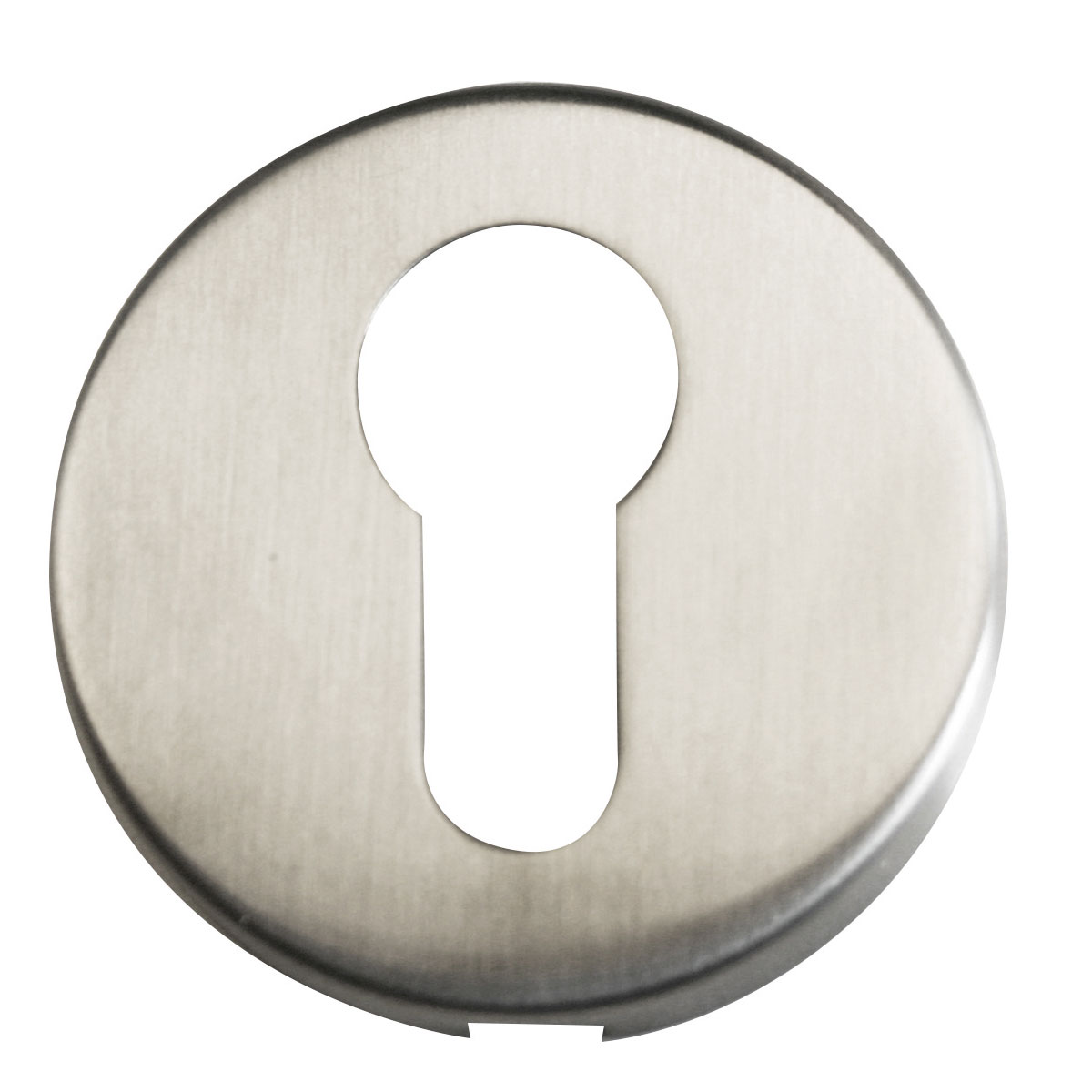 Alpertec Rosette Edelstahl satiniert