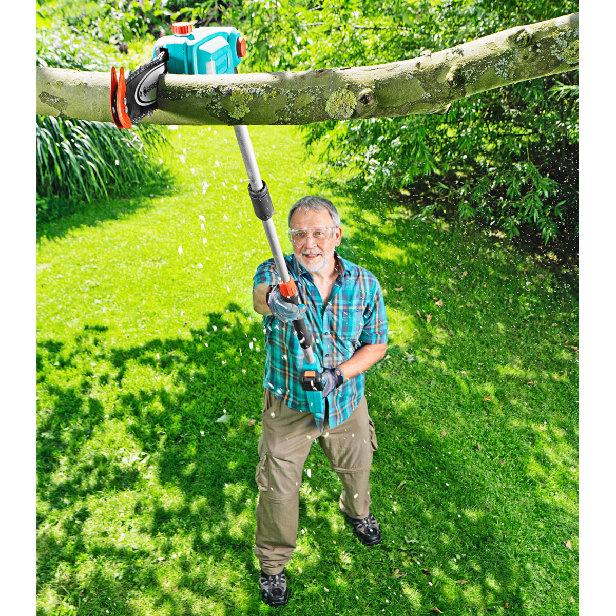 Gardena  Akku-Teleskop-Hochentaster TCS 20/18V P4A Solo ohne Akku Bild 6