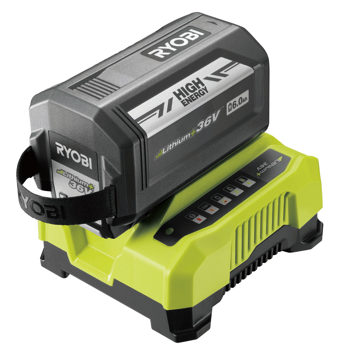 Ryobi  Akku Starter-Set MaxPower RY36BC60A-160 Akku und Ladegerät 6 Ah Ryobi  Akku Starter-Set MaxPower RY36BC60A-160 Akku und Ladegerät 6 Ah