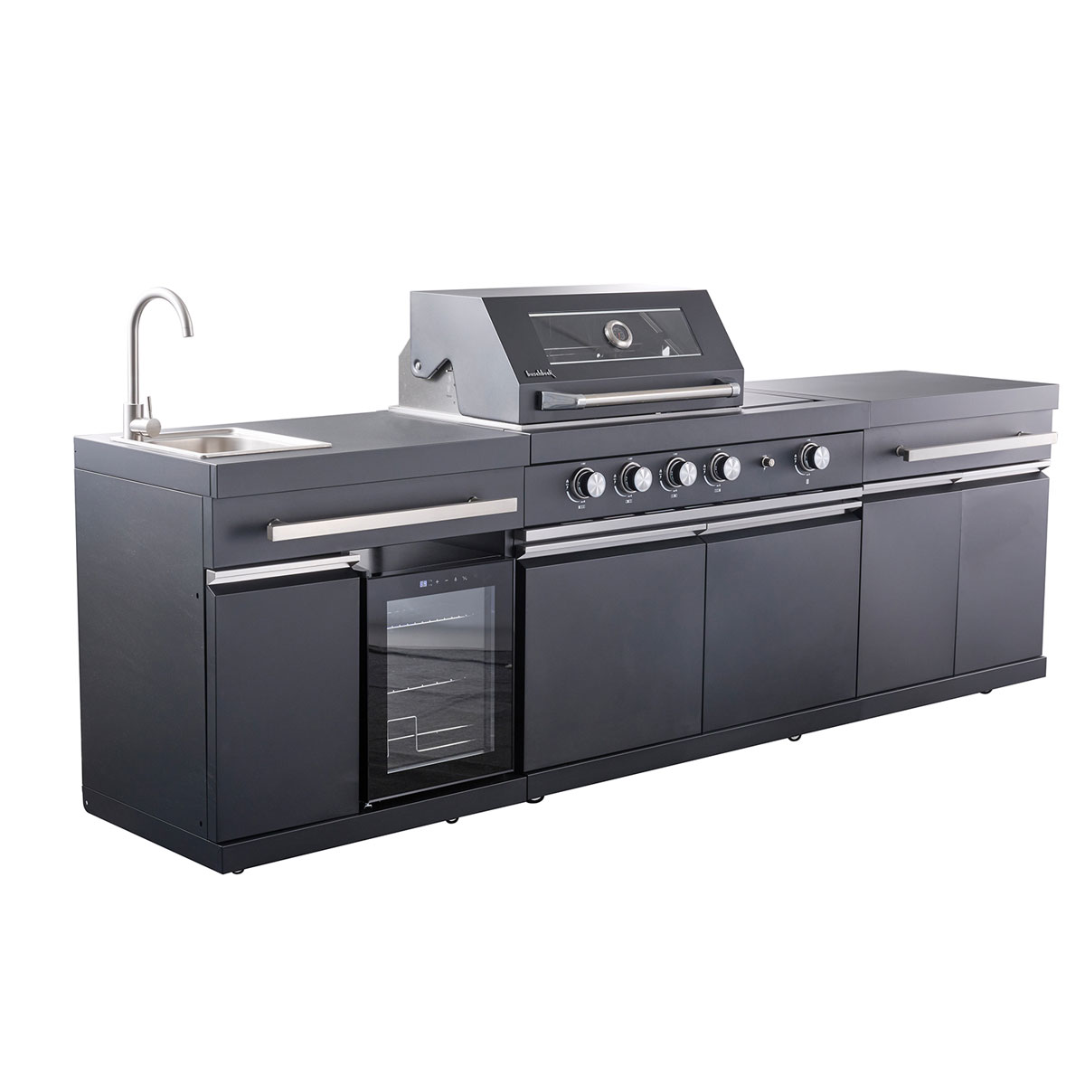 Outdoorküche KingRange 282x58x125cm Bild 1