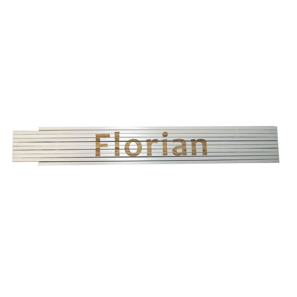Meterstab „Florian“, 2m, weiß