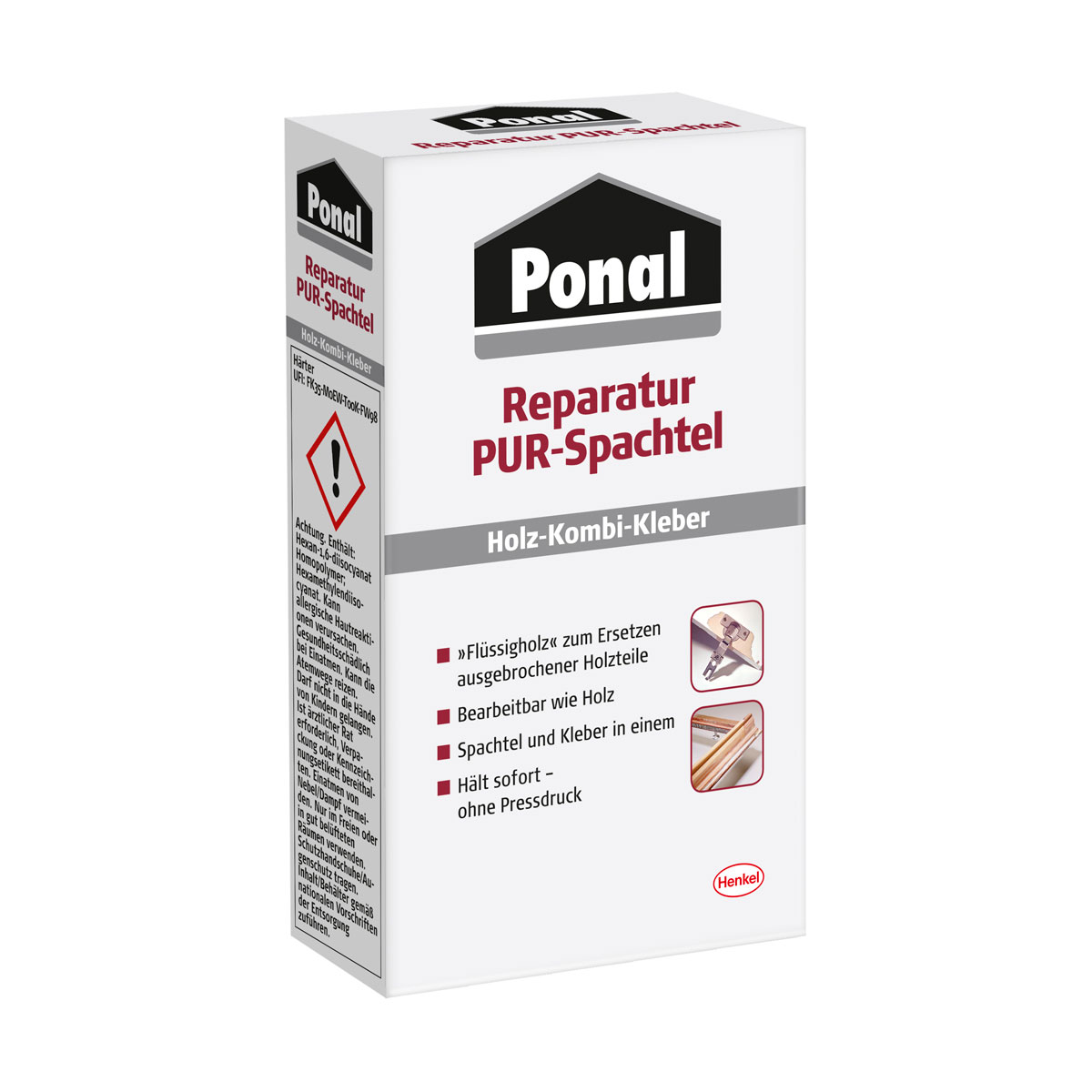Ponal Spachtelmasse Reparatur PUR-Spachtel 177 g Bild 3
